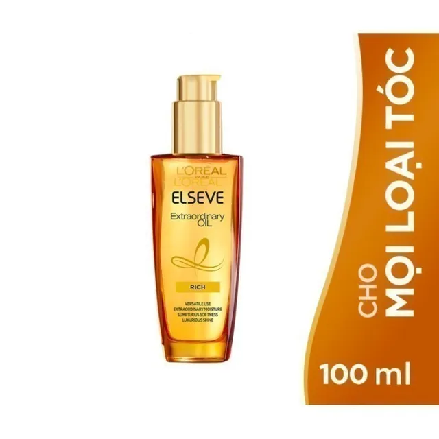 Dầu Dưỡng T&oacute;c Tinh Dầu Hoa Tự Nhi&ecirc;n Elseve Extraordinary 100ml