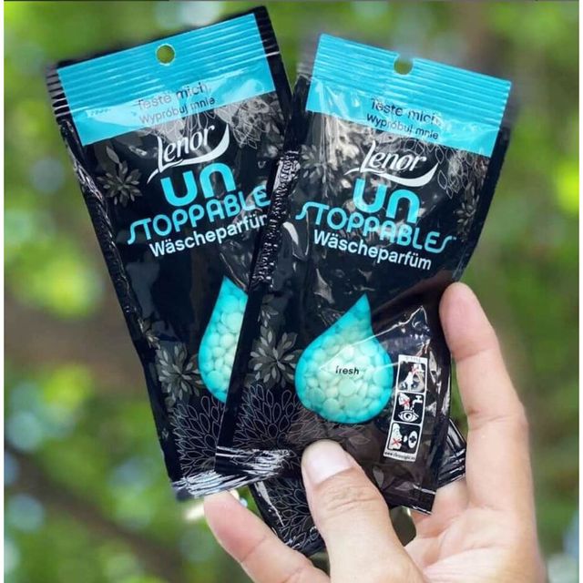 Set 2 bọc Vi&ecirc;n Xả Vải Kh&ocirc; Lenor Unstoppables Fresh Waschepar - G&oacute;i 30G