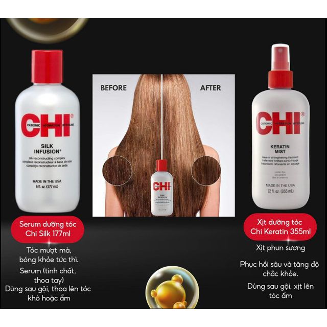 Set Gội - Xả CHI INFRA 177ml