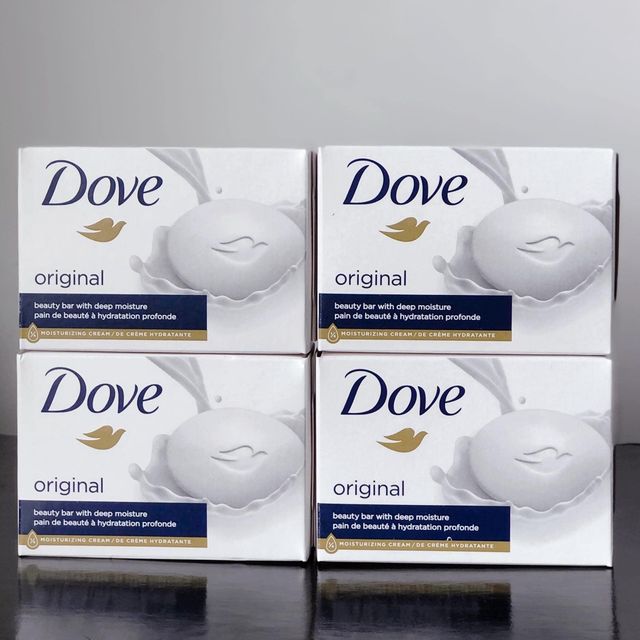 Lốc 16 Cục X&agrave; B&ocirc;ng Dove Original 106G X 16 (Xanh Dương)