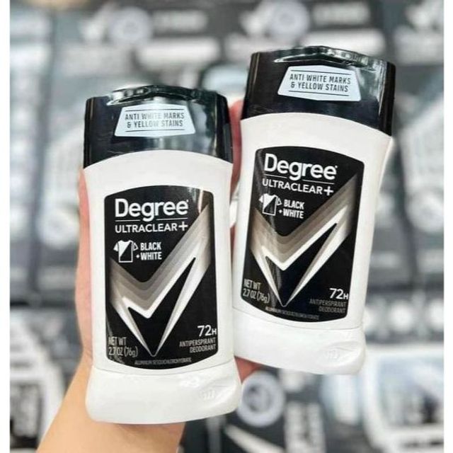 Lăn s&aacute;p khử m&ugrave;i Degree Men Motionsense Ultra Clear Black White
