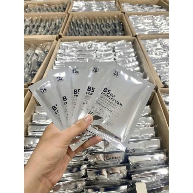 Set 10 Mặt Nạ B5 Kr.Lab Cấp Ẩm Phục Hồi Dưỡng Trắng
