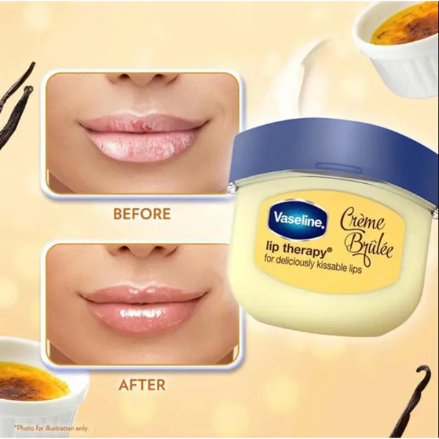 S&aacute;p Dưỡng M&ocirc;i Vaseline Creme Brulee