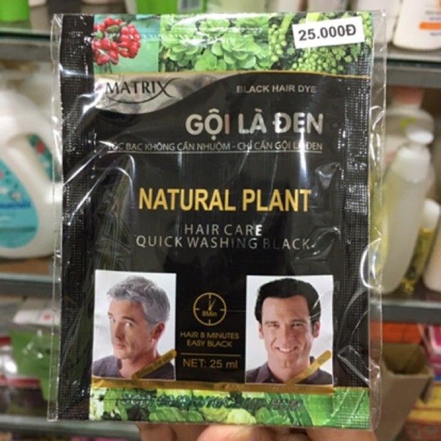 Gội l&agrave; đen Matrix 25ml
