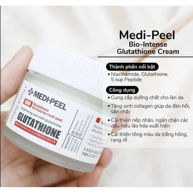 Kem dưỡng trắng da Medi-Peel Bio Intense Glutathione White Cream