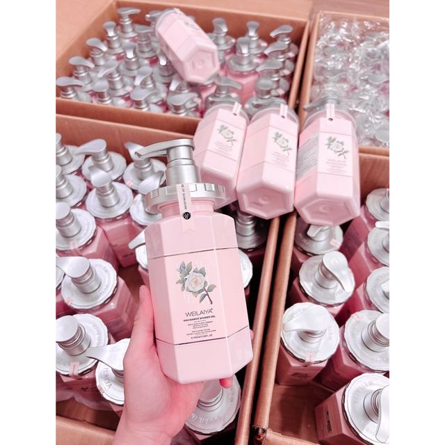 Combo Sữa Tắm Dưỡng thể Weilaiya