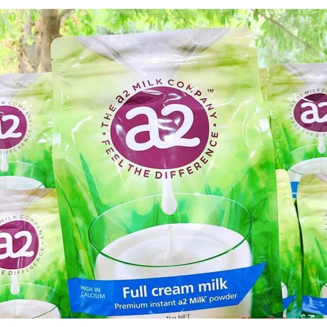 Sữa Tươi Nguy&ecirc;n Kem Dạng Bột A2 1kg (Tem Xanh)