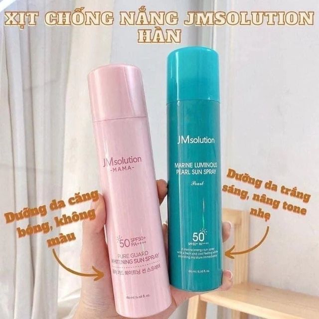 Xịt Chống Nắng JMsolution