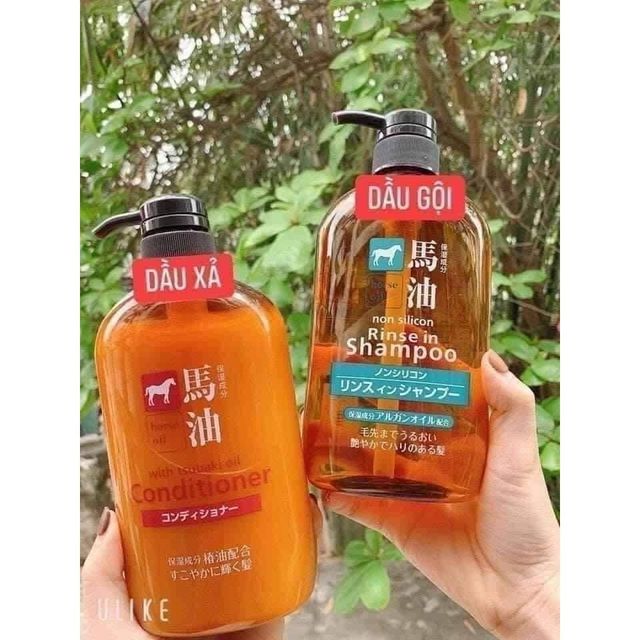 Dầu Gội Xả Mỡ Ngựa Horse Oil Cosme Station