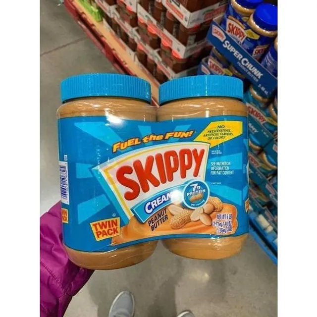 Bơ đậu phộng Skippy Creamy v&agrave; Skippy Super Chunk 1.36kg