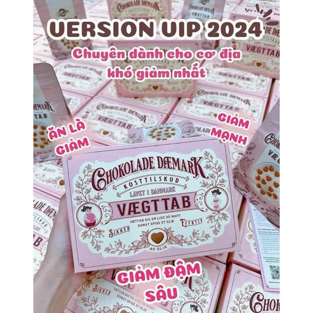 Kẹo Socola Giảm C&acirc;n Đan Mạch Chokolade Daemark