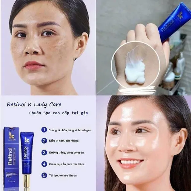 Kem Dưỡng Da Ngừa L&atilde;o H&oacute;a K Lady Care Retinol 0.5