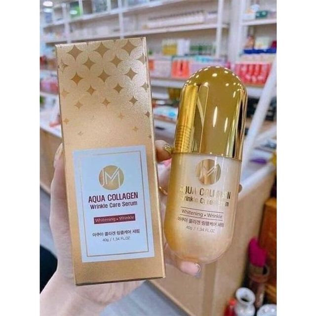 Serum Aqua JM Collagen tươi thủy ph&acirc;n Dưỡng Trắng Da