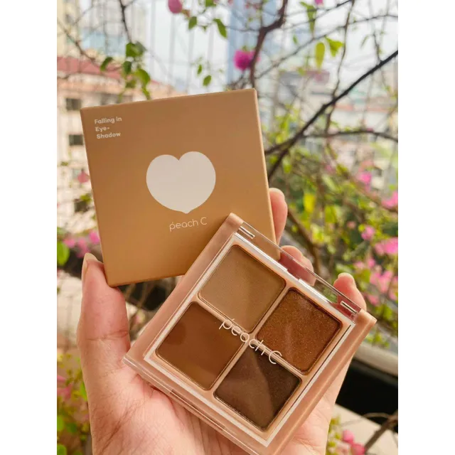 Phấn mắt 4 &ocirc; Peach C Falling In Eyeshadow Palette