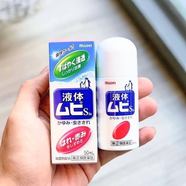 Lăn b&ocirc;i vết c&ocirc;n tr&ugrave;ng cắn Muhi 50ml