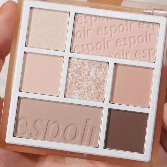 Phấn Mặt Trang Điểm Espoir Real Eye Palette_ Oat Latte