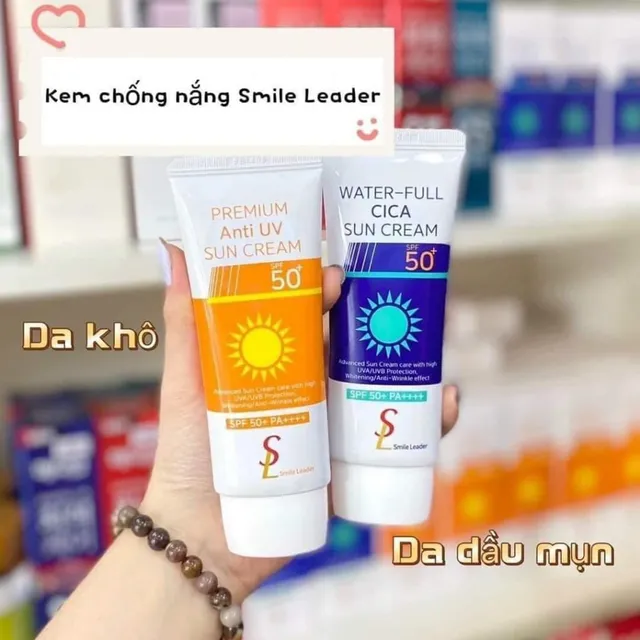 Kem chống nắng SL Smile Leader H&agrave;n Quốc 60ml
