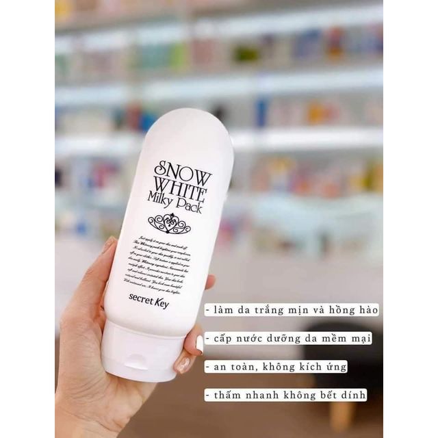 Kem Dưỡng Da Body Snow White Milky Pack 200G