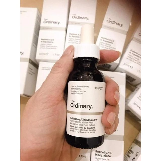 Tinh Chất hỗ trợ sức khỏe The Ordinary Retinol 0.5% In Squalane 30ml