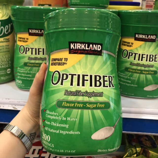 Bột H&ograve;a Tan Bổ Sung Chất Xơ Kirkland Signature Optifiber Natural Fiber