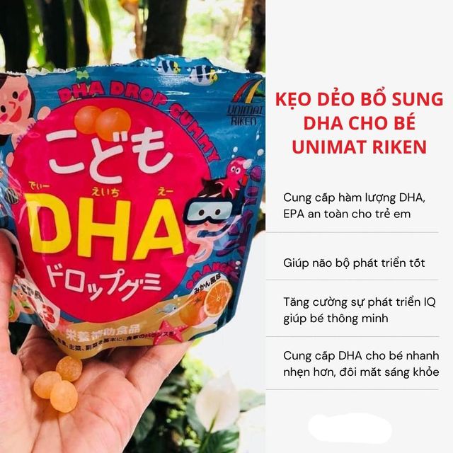 Kẹo Canxi v&agrave; DHA cho B&eacute; Riken Nhật Bản - Bổ Sung Dinh Dưỡng Hỗ Trợ Ph&aacute;t Triển Chiều Cao v&agrave; Tr&iacute; N&atilde;o cho Trẻ từ 2 Tuổi 2
