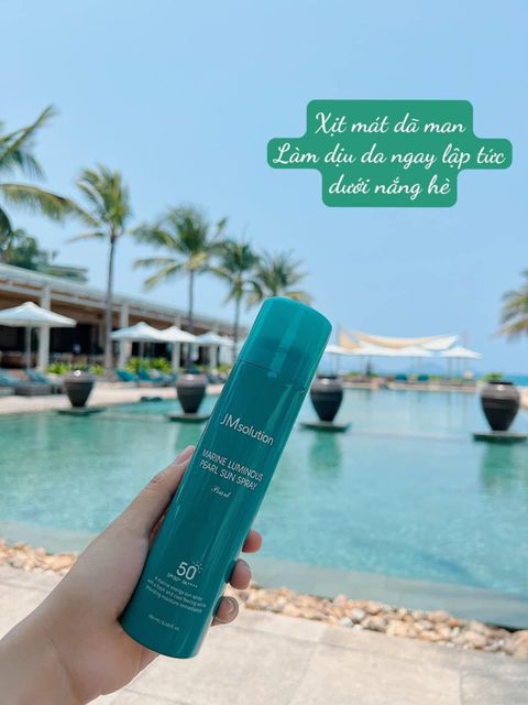 Xịt Chống Nắng Ngọc Trai Jmsolution