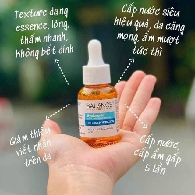 Tinh Chất Cấp Nước Balance Active Formula Hyaluronic Deep Moisture Serum