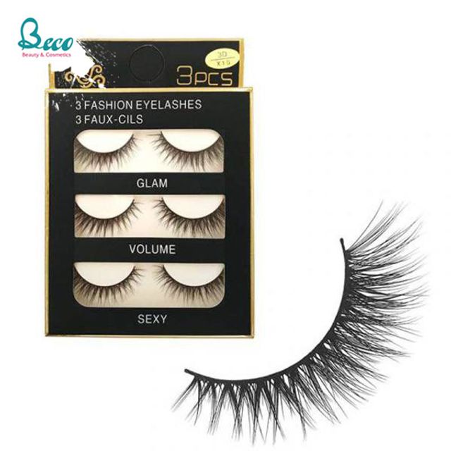 L&ocirc;ng Mi Giả Faux 3 cặp