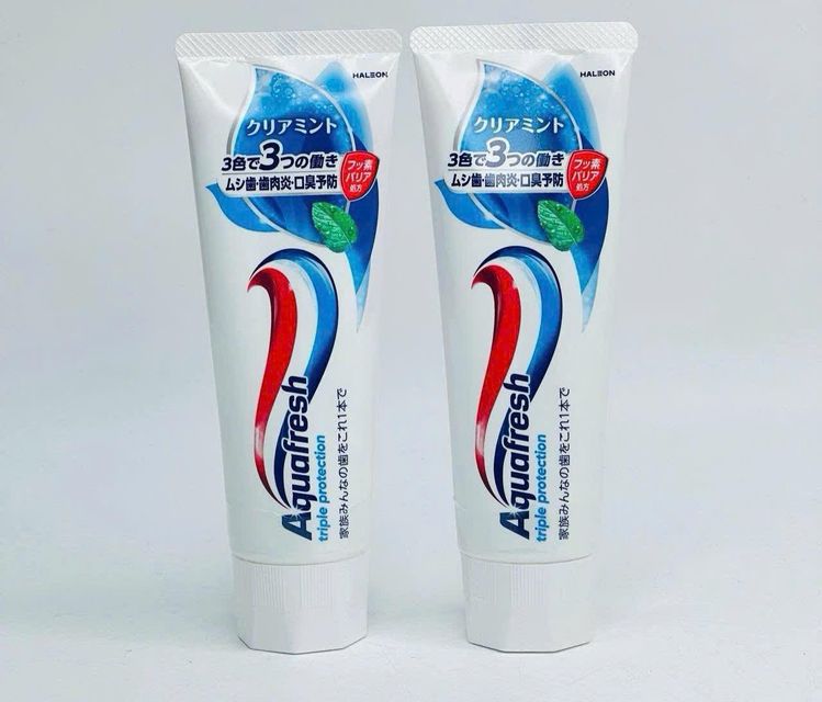 Kem Đ&aacute;nh Răng Aquafresh 160g Nội Địa Nhật Bản, Xanh dương