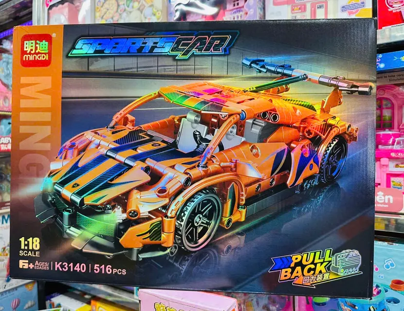 MINGDI Đồ chơi lắp r&aacute;p xe &ocirc; t&ocirc; thể thao Sport Car