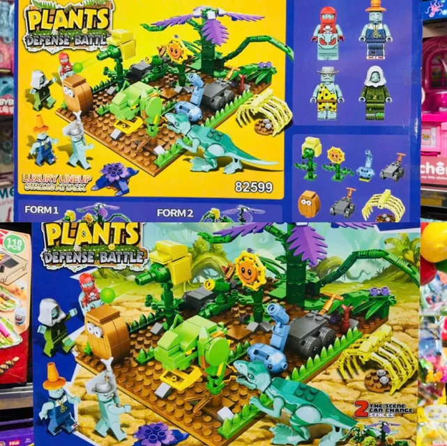 Đồ chơi lắp r&aacute;p Plants Defense Battle Luxury Lineup