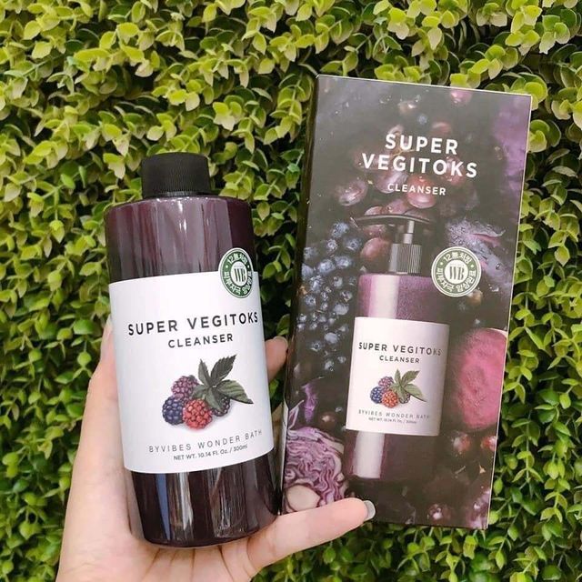 Sữa rửa mặt rau củ Super Vegitoks Cleanser