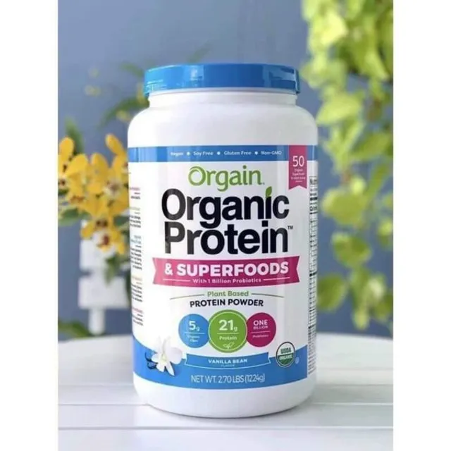 Bột protein hữu cơ Orgain Vanilla