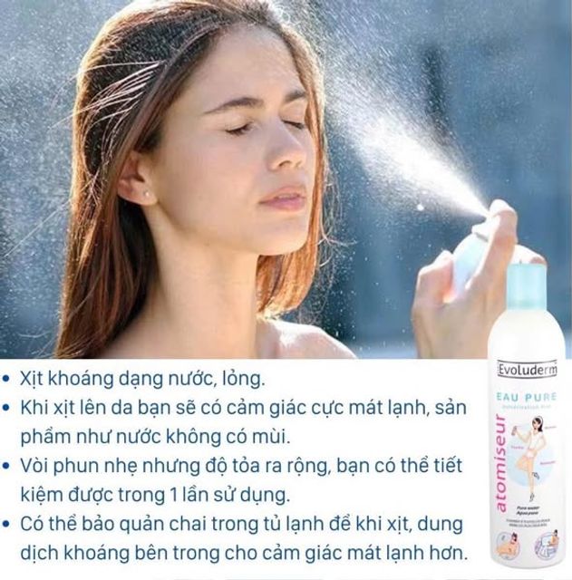 Xịt Kho&aacute;ng Evoluderm
