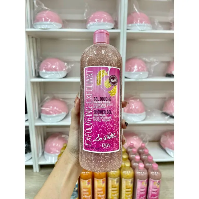 Sữa tắm уходу за телом F&W So White Exfoliating