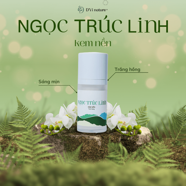 Kem nền ngọc tr&uacute;c linh D'Vi nature