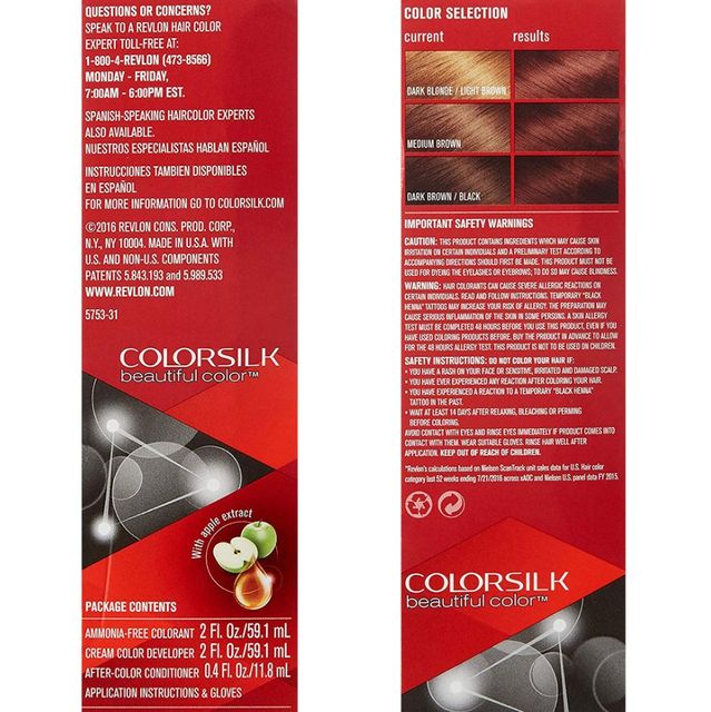 H&igrave;nh ảnh Nhuộm T&oacute;c Revlon Colorsilk 31