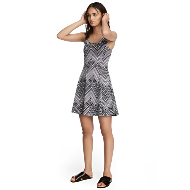 V&aacute;y chiết eo chữ A H&M 240871