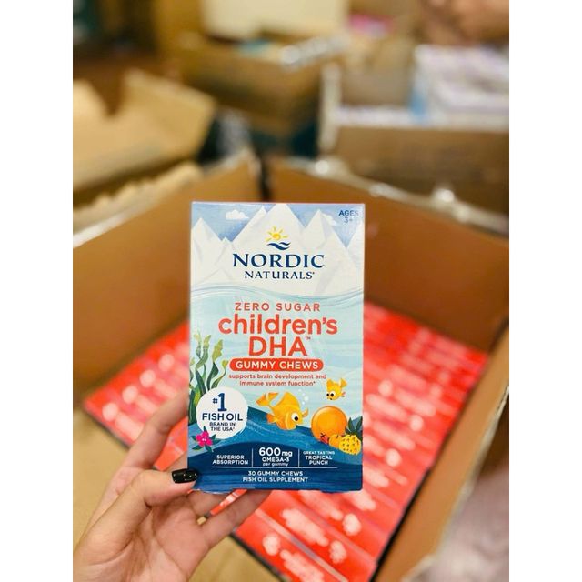 Kẹo dẻo bổ sung Omega 3 Dha Nordic Naturals cho b&eacute; từ 3 tuổi