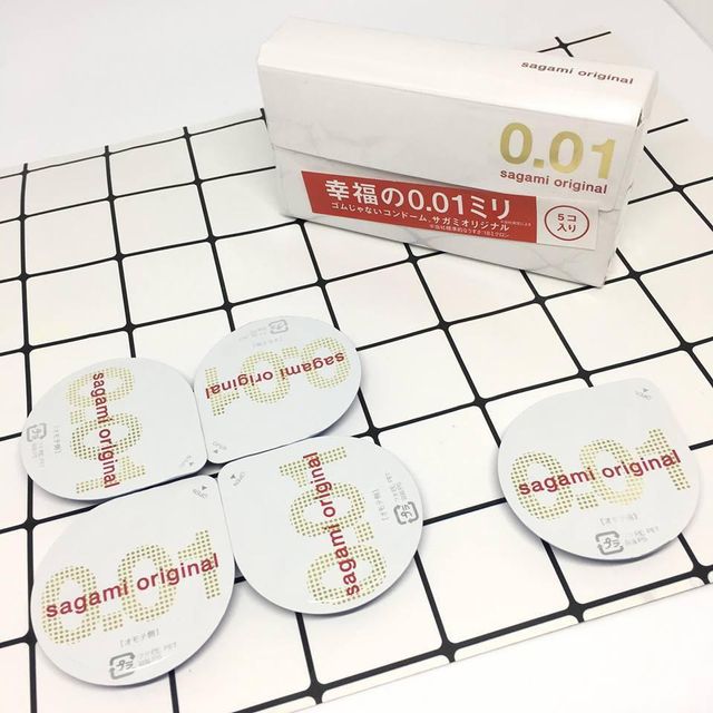 (H&agrave;ng nhập khẩu) Bao cao su si&ecirc;u mỏng Sagami Original 0.01mm Nhật Bản 1