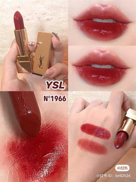 Tester Nắp Trắng Full -Son Ysl 1966 Rouge Pur Couture M&agrave;u 1966