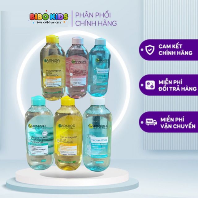 Nước tẩy trang Garnier Micellar Cleansing Water