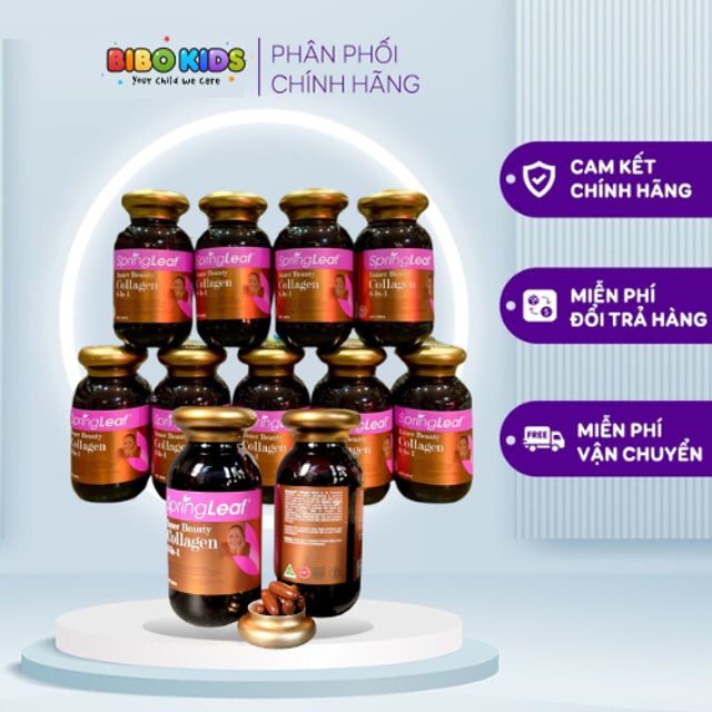 Vi&ecirc;n uống collagen 6 trong 1 Spring Leaf