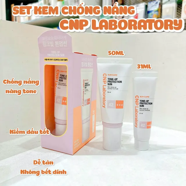 Set Kem Chống Nắng CNP Laboratory