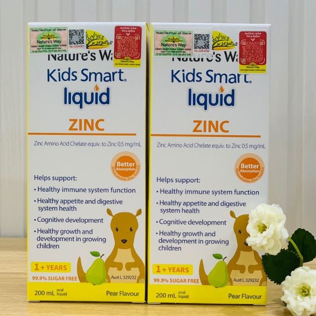 Kẽm nước Nature&rsquo;s Way Kids Smart Liquid ZinC