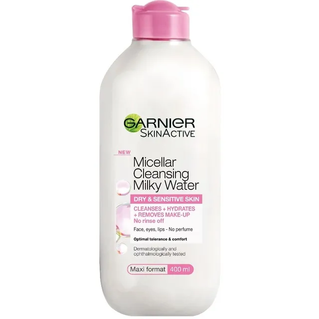 Sữa tẩy trang cho da kh&ocirc; Garnier Micellar Cleansing Milky Water