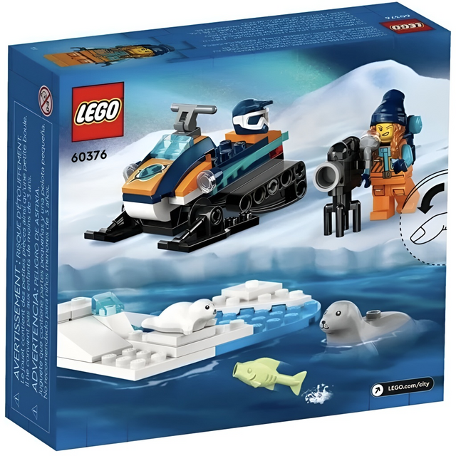 Đồ chơi lắp gh&eacute;p LEGO City Arctic Explorer Snowmobile 60376