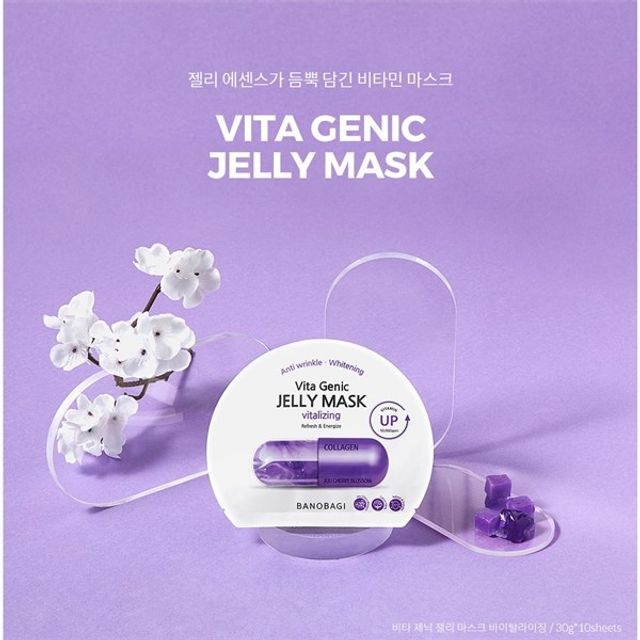 Combo 10 miếng Mặt Nạ Banobagi Vita Genic Jelly Vitalizing - T&iacute;m