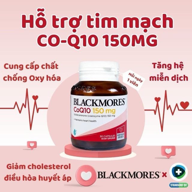 Bổ tim CoQ10 150mg Blackmores Của &Uacute;c