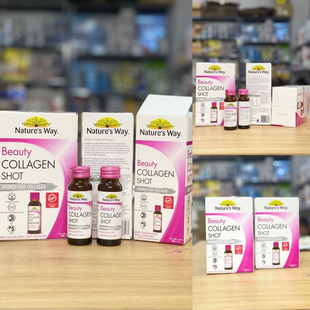 Hộp 10 ống Collagen Dạng Nước - Beauty Collagen Shot Nature&rsquo;s Way